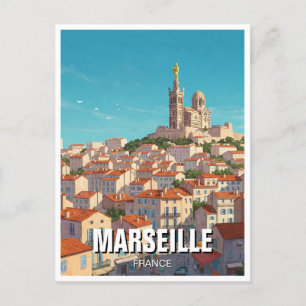 Cartão Postal Marseille France Viagem