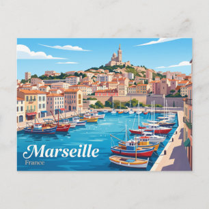 Cartão Postal Marselha França