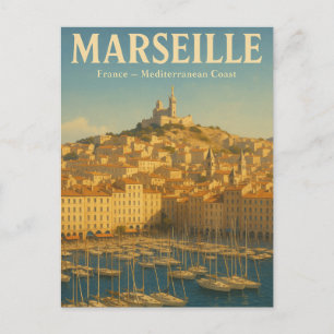 Cartão Postal Marselha — França