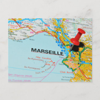 Cartão Postal Marselha, Marselha, França