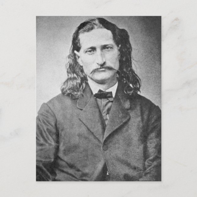 Cartão Postal Marshal Wild Bill Hickok Old West Guncater (Frente)