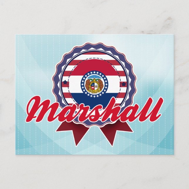 Cartão Postal Marshall, MO (Frente)