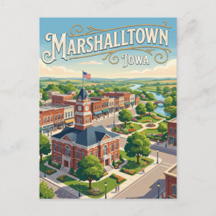 Cartão Postal Marshalltown, Iowa