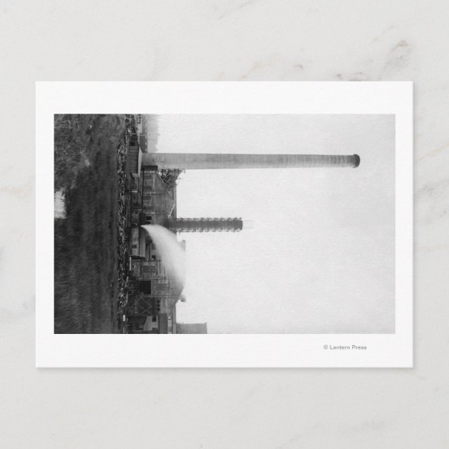 Cartão Postal Marshfield, Oregon View of Lumber Mills (Frente)