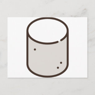 Cartão Postal marshmallow