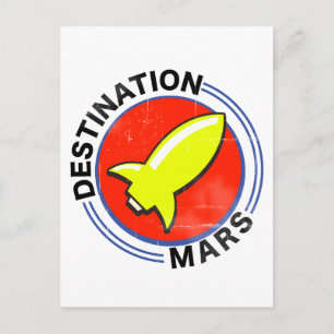 Cartão Postal Marte de Destino