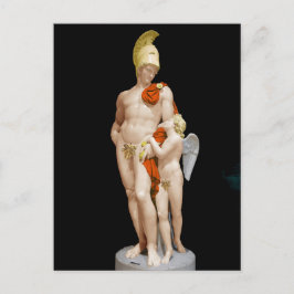 Cartão Postal MARTE RESTRITO POR CUPIDO 1825 John Gibson