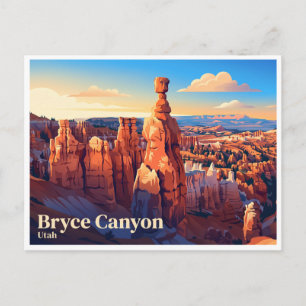 Cartão Postal Martelo de Thor Bryce Canyon Utah