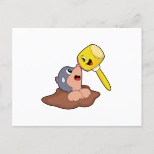 Cartão Postal Martelo de Toupeira