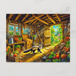 Cartão Postal Marten Explorando a Velha Mancha