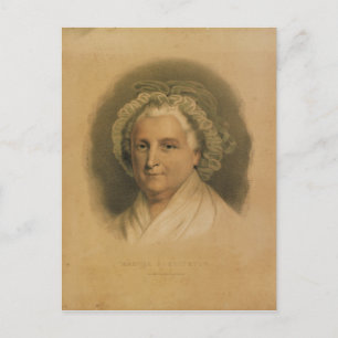 Cartão Postal Martha Washington Retrato por Ives