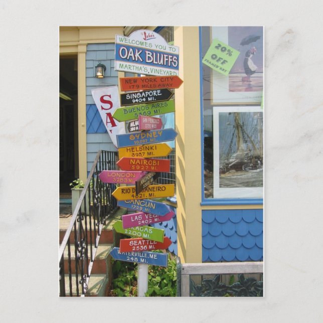 Cartão Postal Martha's Vineyard 2 (Frente)