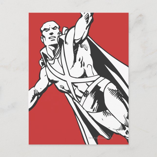 Cartão Postal Martian Manhunter Soars 2 (Frente)