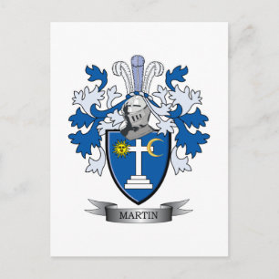 Cartão Postal Martin Casaco of Arms