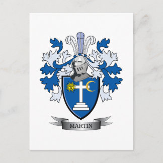 Cartão Postal Martin Casaco of Arms