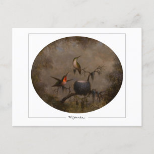 Cartão Postal Martin Johnson Heade #131 - Cartão-postal de arte