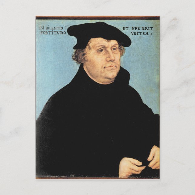 Cartão Postal Martin Luther, c.1532 (Frente)