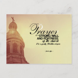 Cartão Postal Martin Luther - oração