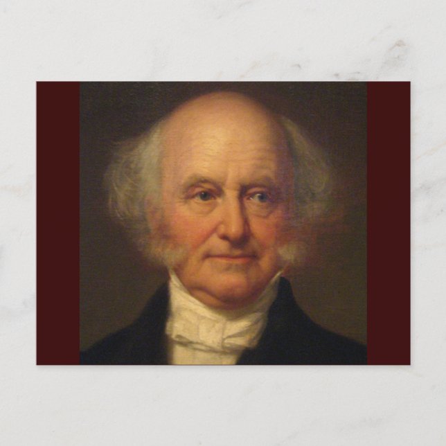 Cartão Postal Martin Van Buren 8 (Frente)