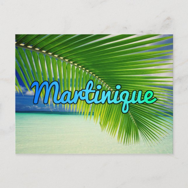 Cartão Postal Martinica (Frente)