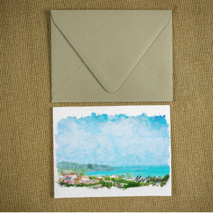 Cartão Postal Martinique Caribe Ilha Tropical