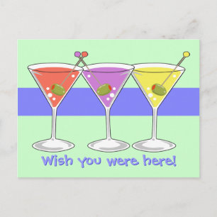 Cartão postal Martinis