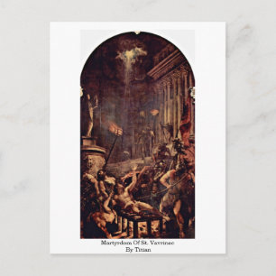 Cartão Postal Martírio De Ruas. Vavrinec Por Titian