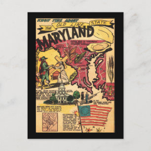 Cartão Postal Martland The Old Line State