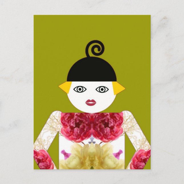 Cartão Postal Martzkin Blooming Postcard © 2012 M. Martz (Frente)