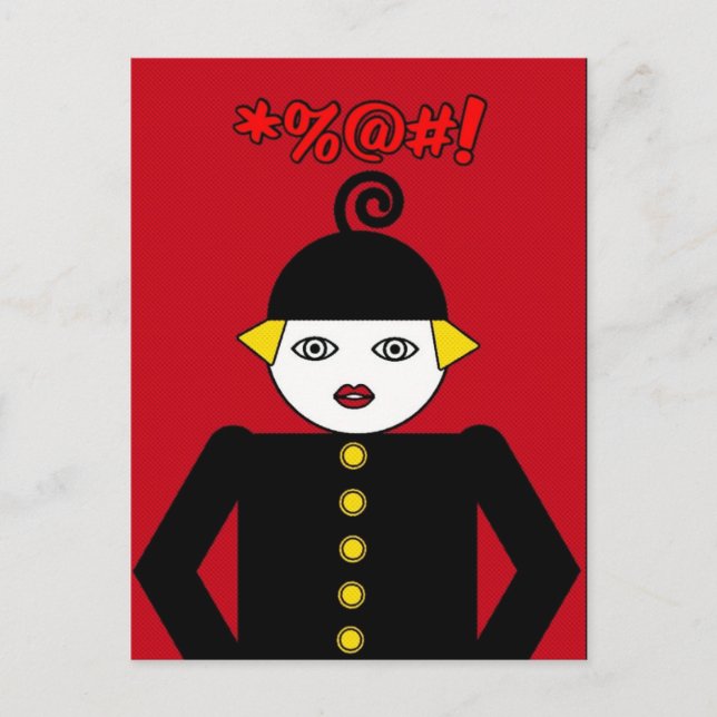 Cartão Postal Martzkin Pop Art Postcard © 2012 M. Martz (Frente)