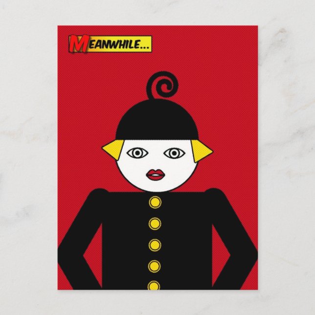 Cartão Postal Martzkin Pop Art Postcard © 2012 M. Martz (Frente)
