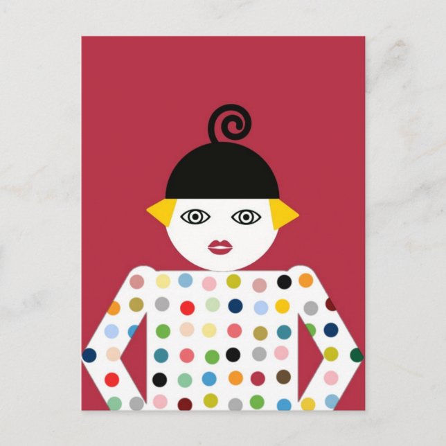 Cartão Postal Martzkin Pop Art Postcard © 2012 M. Martz (Frente)