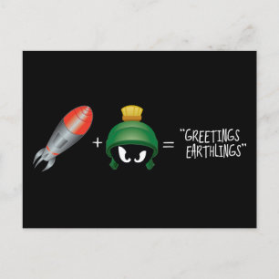 Cartão Postal MARVIN THE MARTIAN™ Emoji Equation