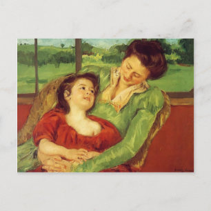 Cartão Postal Mary Cassatt- Reine Lefebre & Margot antes da jane