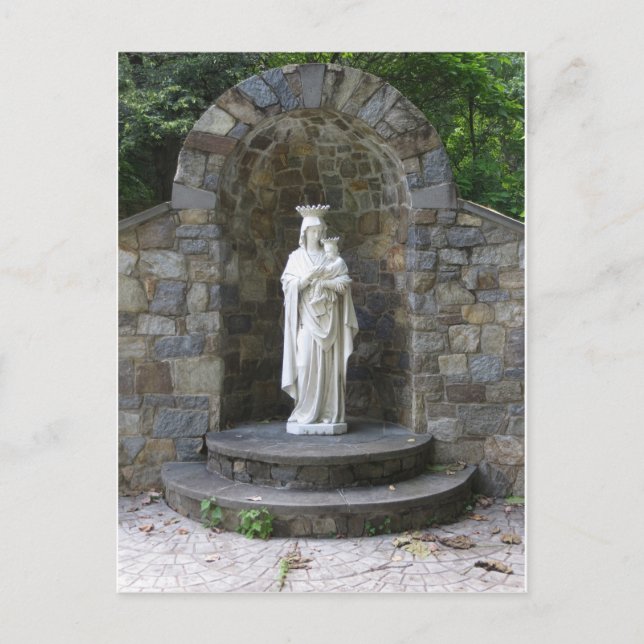 Cartão Postal Mary e Cristo Child (Frente)