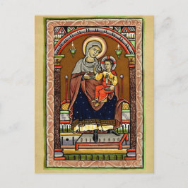 Cartão Postal Mary e Jesus