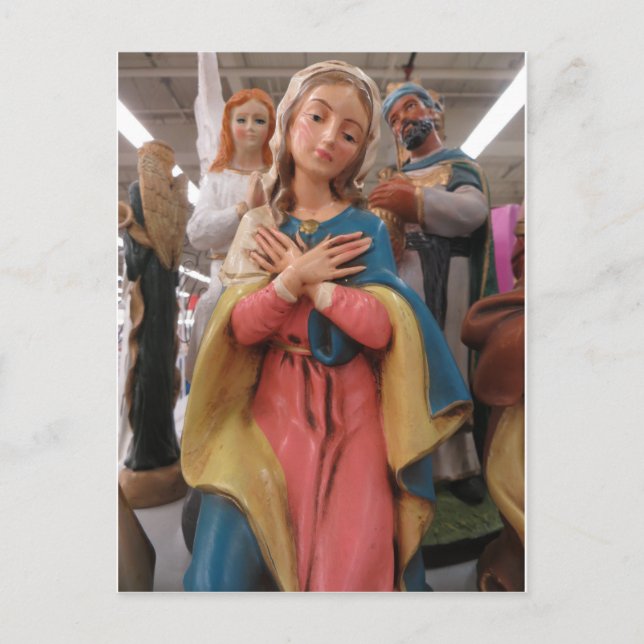 Cartão Postal Mary Figurine (Frente)