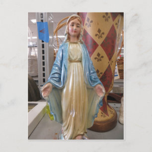 Cartão Postal Mary Figurine