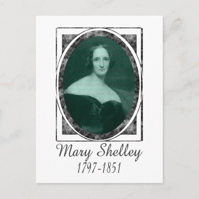 Cartão Postal Mary Shelley (Frente)