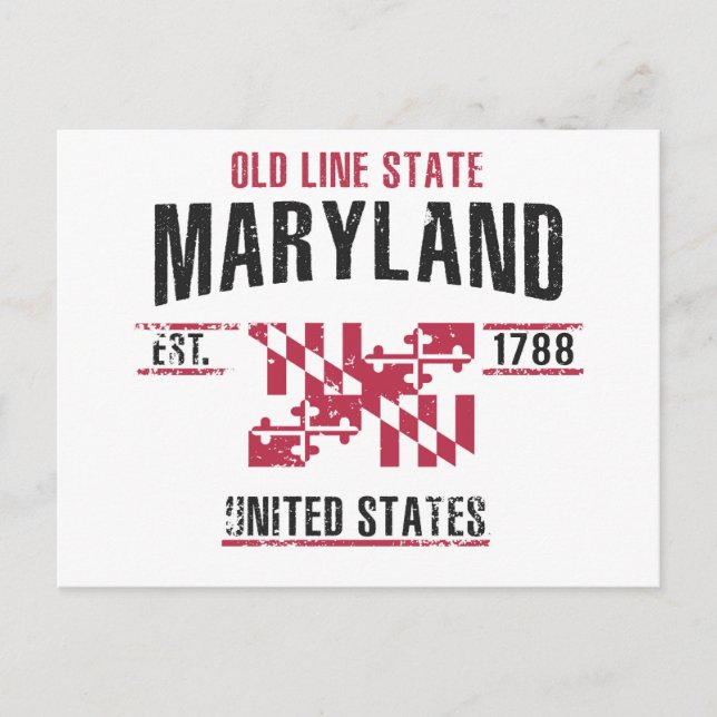 Cartão Postal Maryland (Frente)