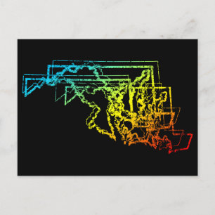 Cartão Postal maryland chill blur