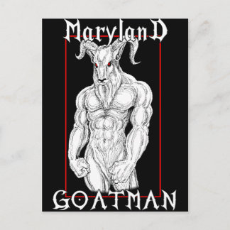 Cartão Postal Maryland Goatman