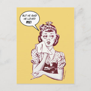 Cartão Postal Mas ele disse que me amava!