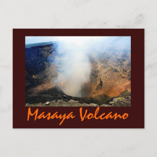 Cartão Postal Masaya Volcano, Nicarágua, C.A.