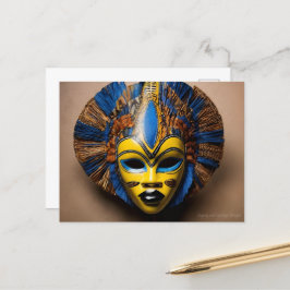 Cartão Postal Máscara Africana