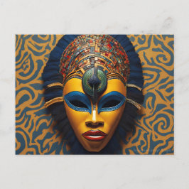 Cartão Postal Máscara Africana