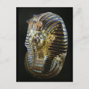 Cartão Postal Máscara de Ouro de Tutankhamon