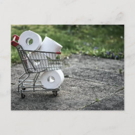 Cartão Postal Máscara de proteção contra vírus Corona