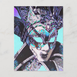 Cartão Postal Mascarada veneziana