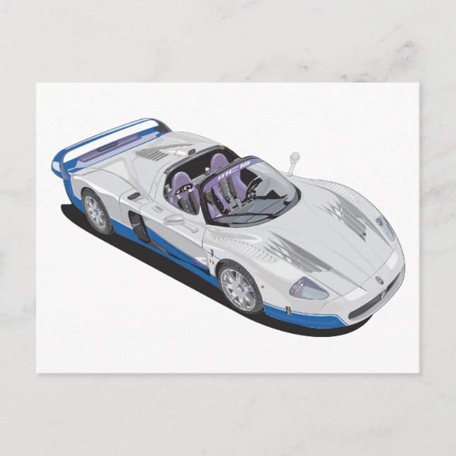 Cartão Postal Maserati MC12 (Frente)